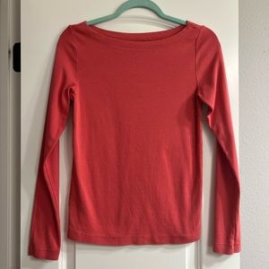 GAP scoop neck, long sleeved tee